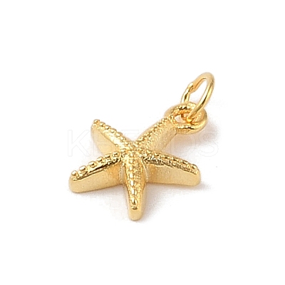 925 Sterling Silver Starfish Charms STER-K181-04G-1