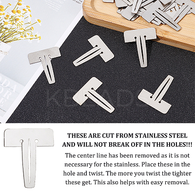 201 Stainless Steel Laser Engraving Crumb Tray Pins AJEW-BC0002-16-1