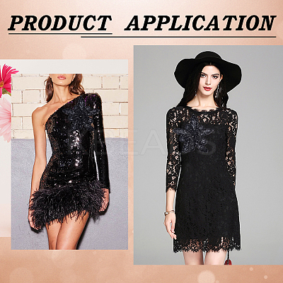 3D Flower Shape Polyester Embroidery Applqiues DIY-WH0304-947-1