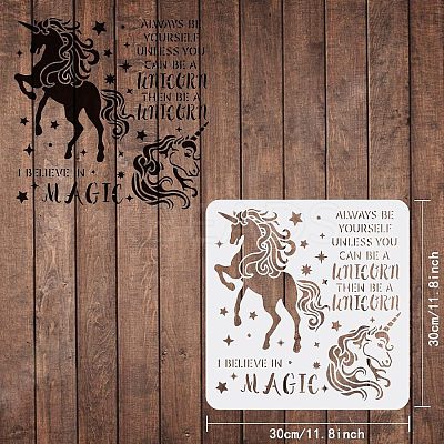 Plastic Reusable Drawing Painting Stencils Templates DIY-WH0172-365-1