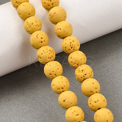 Dyed Synthetic Lava Rock Beads Strands GG-CBAAE19-06B-05-1