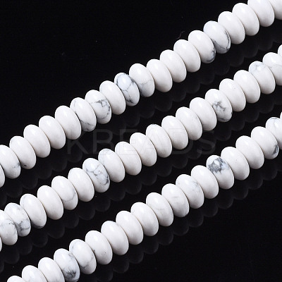 Synthetic Howlite Beads Strands G-S366-116-1