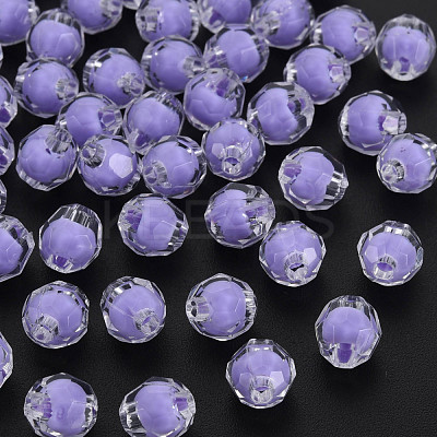 Transparent Acrylic Beads TACR-S152-17A-SS2114-1