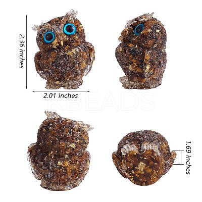 Crystal Owl Figurine Collectible JX545G-1