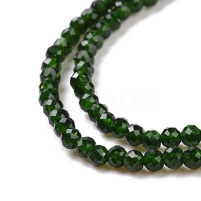 Synthetic Green Goldstone Beads Strands G-E591-07A-1