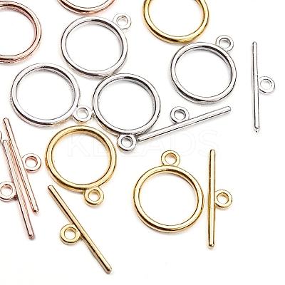 60Sets 4 Colors Alloy Toggle Clasps FIND-YW0001-37-1