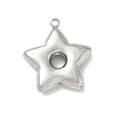 304 Stainless Steel Pendants STAS-L301-13P-1
