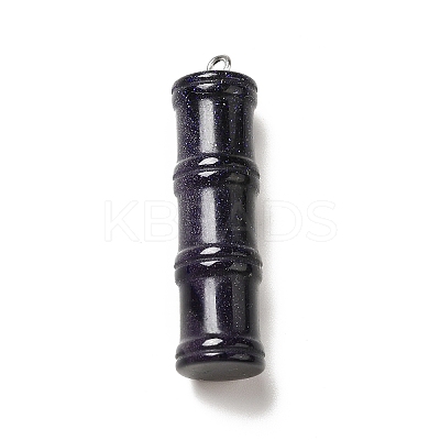 Synthetic Blue Goldstone Pendants G-I340-A26-1