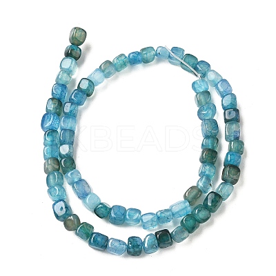 Natural Dragon Veins Agate(Dyed & Heated) Beads Strands X-G-G177-E15-03-1