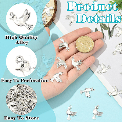 60Pcs Tibetan Styles Alloy Pendants FIND-YW0008-84-1