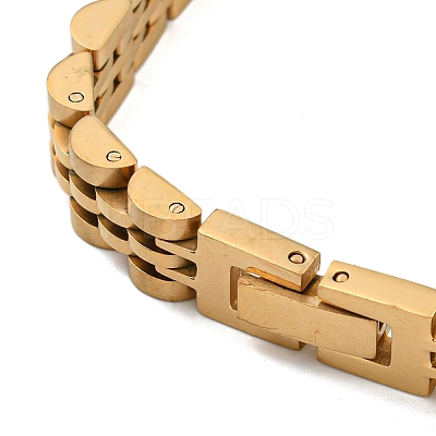 Ion Plating(IP) 304 Stainless Steel Thick Link Chain Bracelet BJEW-G649-09B-D-1