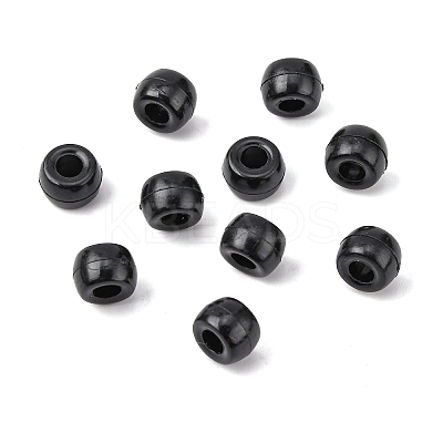 Opaque Acrylic European Beads MACR-ZX016-A01-1