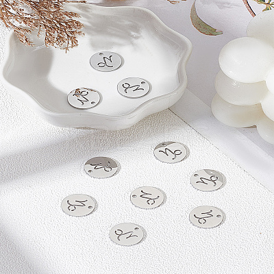 10Pcs 304 Stainless Steel Charms STAS-LP0003-19K-1