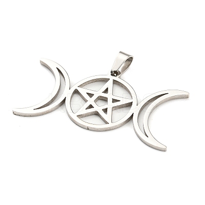 Non-Tarnish 304 Stainless Steel Pendants STAS-P330-01P-1
