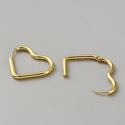304 Stainless Steel Hoop Earrings EJEW-WH0018-57A-G-1