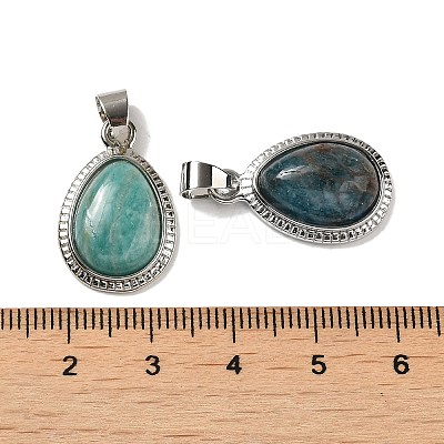 Natural Mixed Stone Pendants G-M405-05P-M-1