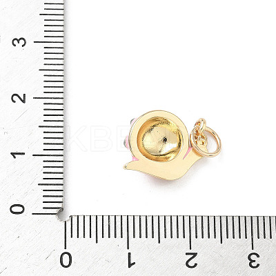 304 Stainless Steel Enamel Charms STAS-A131-03B-G-1