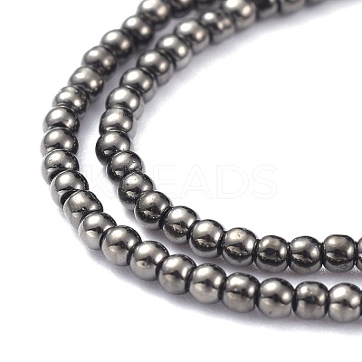 Electroplate Glass Beads Strands EGLA-K014-A-FP02-1