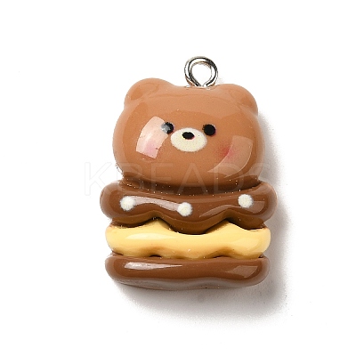 Resin Pendants RESI-A038-02I-1