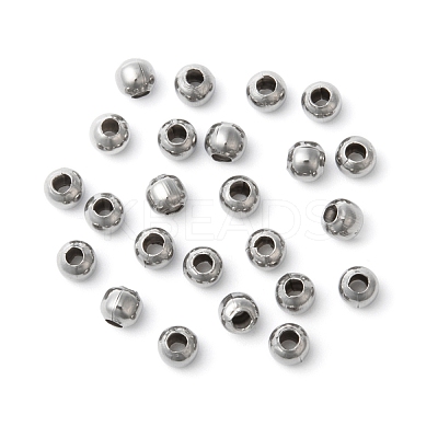Tarnish Resistant 304 Stainless Steel Beads STAS-I021-6mm-1