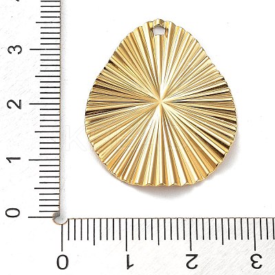 Ion Plating(IP) 304 Stainless Steel Pendants X-STAS-M323-37G-1