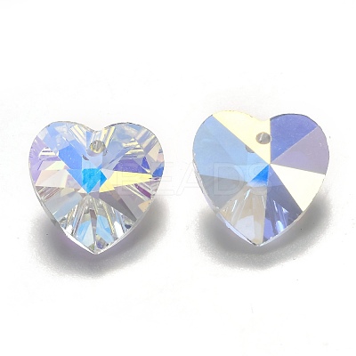 Romantic Valentines Ideas Glass Charms G030V18mm-46-1