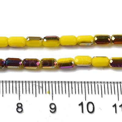 Electroplate Glass Beads Strands EGLA-D031-01-22-1