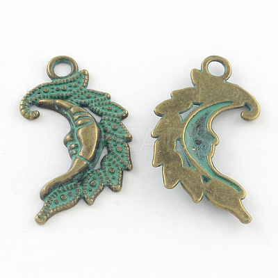 Zinc Alloy Pendants X-PALLOY-R065-051-LF-1