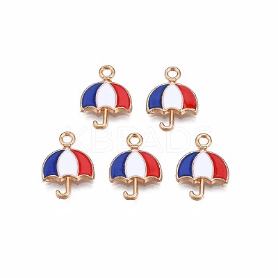 Alloy Enamel Pendants ENAM-N055-038-NR-1