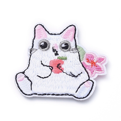 Computerized Embroidery Cloth Iron on/Sew on Patches X-DIY-E025-A05-1