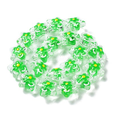 Transparent Glass Beads GLAA-H028-01E-1
