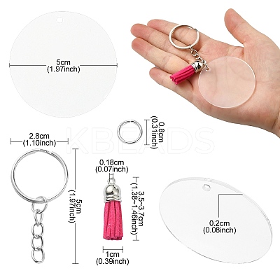 DIY Keychain Making Kit DIY-YW0007-96-1