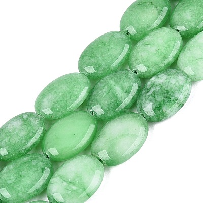 Dyed Natural White Jade Beads Strands G-N370-01A-07-1