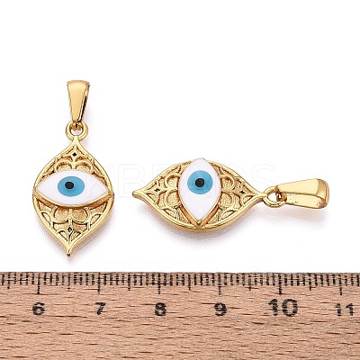 304 Stainless Steel & Enamel Pendants STAS-T072-80A-G-1