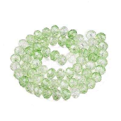 Transparent Glass Beads Strands GLAA-T023-8mm-A02-1