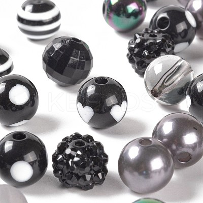 160Pcs 10 Styles Opaque & Transparent sgSACR-LS0001-02A-1