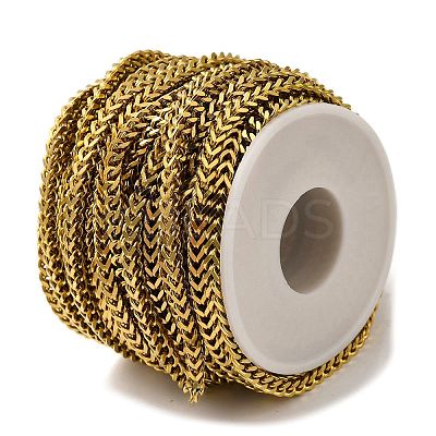 Ion Plating(IP) 304 Stainless Steel Curb Chains CHS-C013-01D-G-1