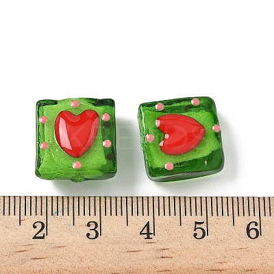 Handmade Lampwork Enamel Beads LAMP-G147-02A-1