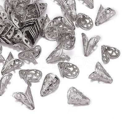 Non-Tarnish Apetalous 316 Surgical Stainless Steel Cone Bead Caps LS-X-STAS-M257-02-1