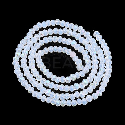 Electroplate Glass Beads Strands EGLA-A044-J1mm-L06-1