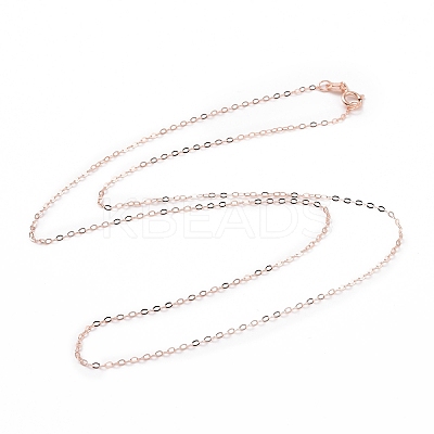 925 Sterling Silver Cable Chains Necklace for Women STER-I021-05RG-1