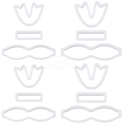 4 Boxs 2 Styles Plastic Molds DIY-SC0030-52A-1