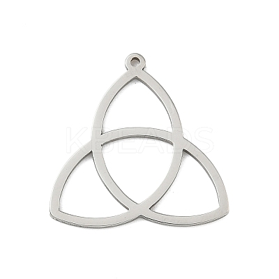 Hollow 201 Stainless Steel Pendants LS-STAS-I359-03P-1