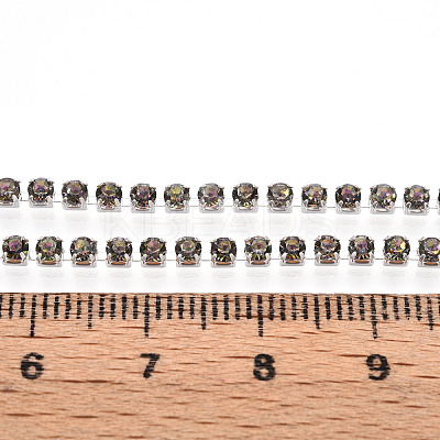 Iron Rhinestone Cup Chains CH-T006-01A-02-1