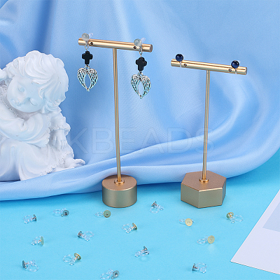 20Pcs 2 Styles 304 Stainless Steel & Plastic Clip-on Earring Findings STAS-SC0006-82-1