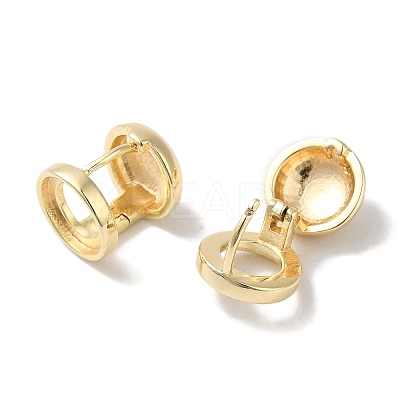 Brass Stud Earring Findings KK-U013-09G-1
