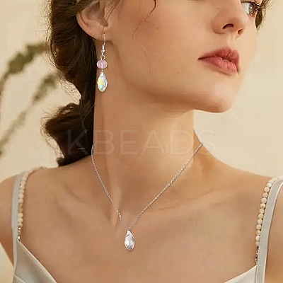 220Pcs 11 Colors Electroplate Glass Faceted Teardrop Beads Strands EGLA-YW0001-76-1