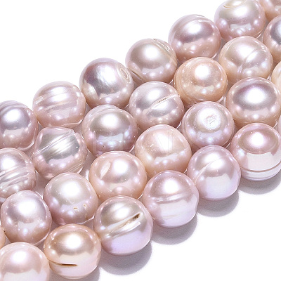 Natural Cultured Freshwater Pearl Beads Strands PEAR-N013-10B-1