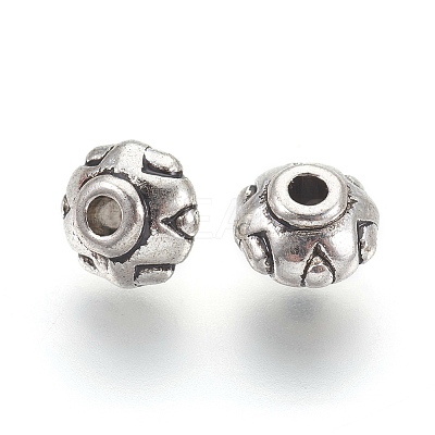 Tibetan Style Spacer Beads LS-TIBEB-A24612-AS-FF-1
