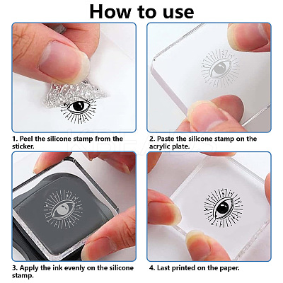 Wall Theme PVC Plastic Clear Stamps DIY-WH0619-0027-1